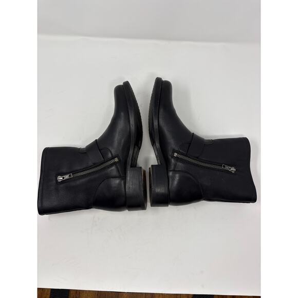 Frye Vicky Engineer Black Buckle Motorcycle Boot  Leather Size 7 - Picture 4 of 10